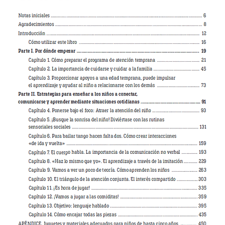 Atención temprana para su niño o niña con autismo, PDF. 2