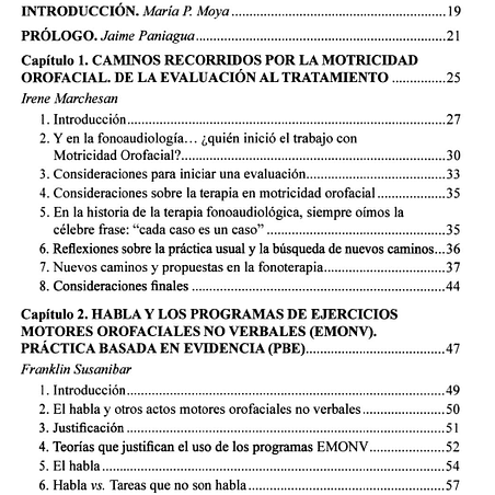 Evaluación e intervención logopédica en motricidad orofacial, PDF. 2