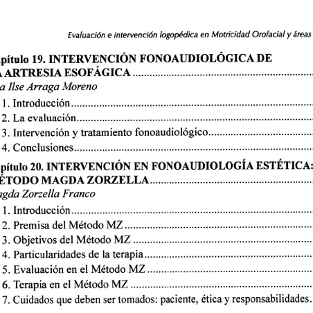 Evaluación e intervención logopédica en motricidad orofacial, PDF. 7