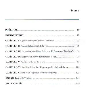 La evaluación clínica de la voz, fundamentos médicos y logopédicos, PDF.
