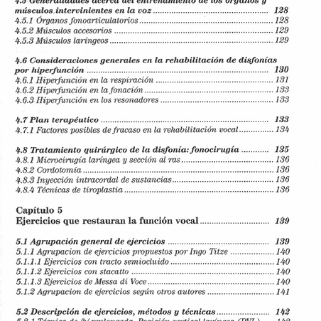 Ejercicios que restauran la función vocal, observaciones clínicas PDF 6