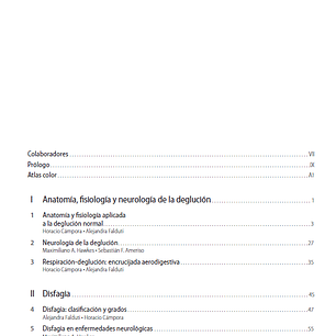 Deglución de la A a la Z, fisiopatología PDF.