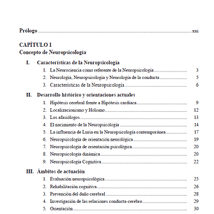 INTRODUCCIÓN A LA NEUROPSICOLOGÍA, PDF.