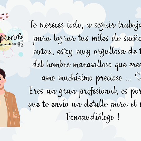 TARJETA DE REGALO  - FONOAUDIÓLOGO 1