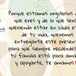 TARJETA DE REHALO - ORGULLOSOS