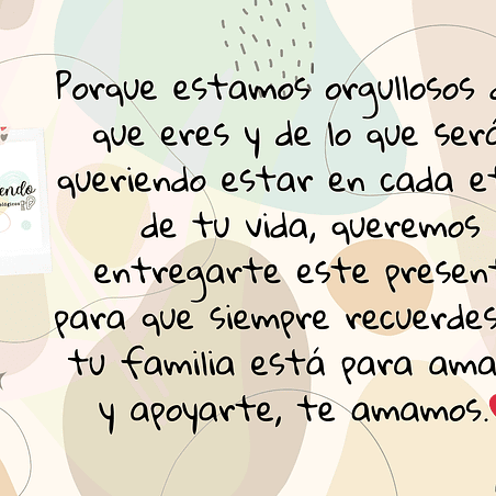 TARJETA DE REHALO - ORGULLOSOS 1