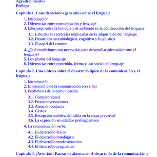 Comunicación y lenguaje en la infancia - PDF.