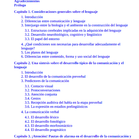 Comunicación y lenguaje en la infancia - PDF. 2
