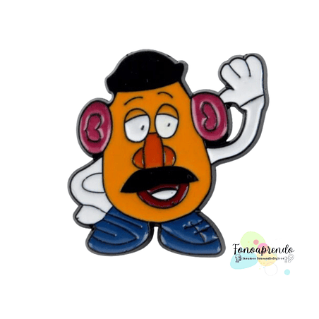 Pin señor cara de papa saludo  1