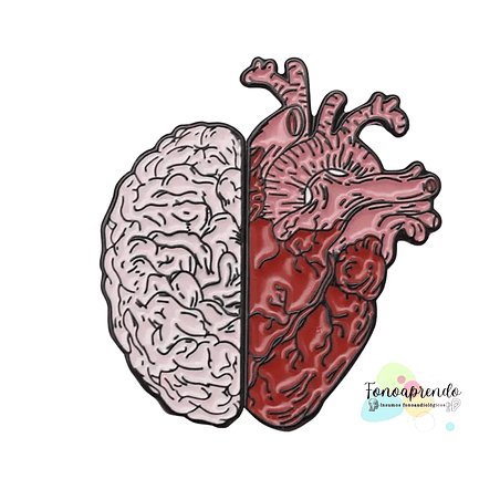 Pin Cerebro corazón 1