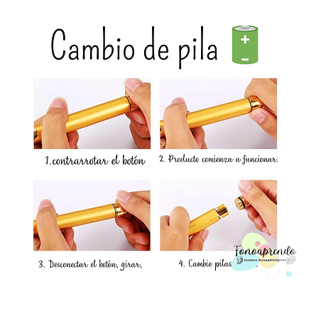 Vibrador / masajeador facial forma “T”  2