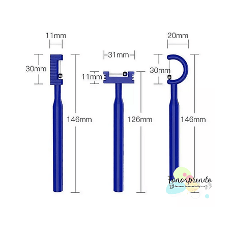 Ejercitadores linguales (3 un) 2