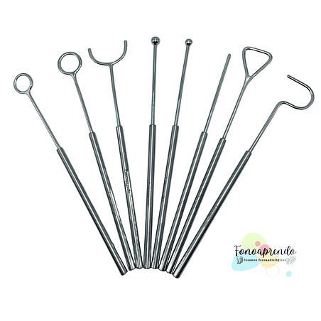 Guías de lengua (8 estiletes, acero inoxidable) 1