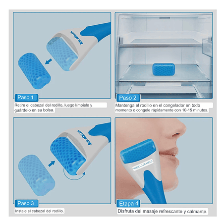 Rodillo masajeador de hielo frío  2