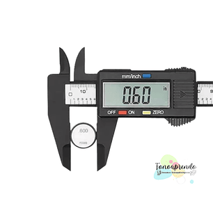 Pie de metro o calibrador de vernier digital