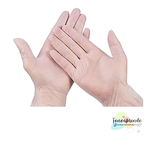 Guantes de vinillo y látex