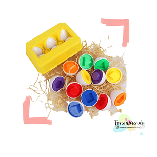 Juego Huevos didácticos encaje