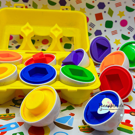 Juego Huevos didácticos encaje 3