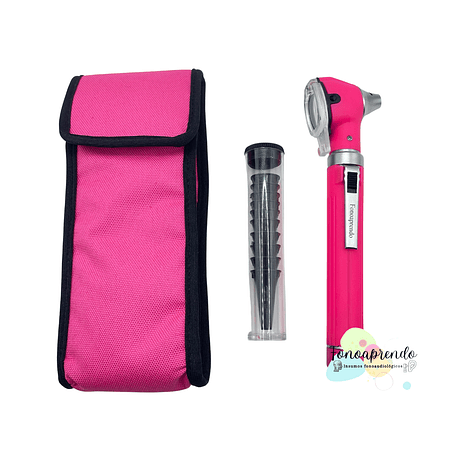 Otoscopio clínico de fibra óptica con luz led más 10 conos 3