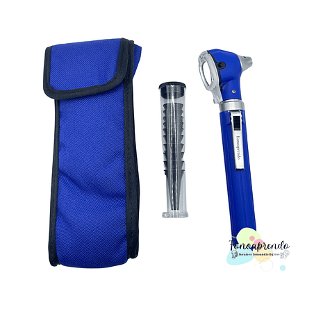 Otoscopio clínico de fibra óptica con luz led más 10 conos 5