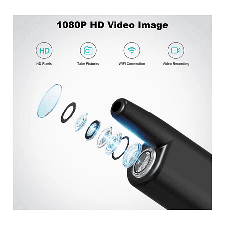 Kit botella - lavado de oído eléctrico con otoscopio inalámbrico 5