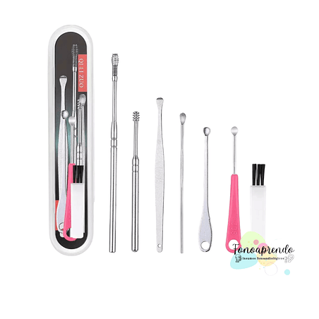 Set curetas acero inoxidable - 6 piezas  1