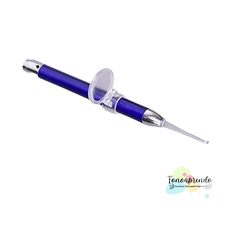 Cureta Otológica luz led más lupa 2