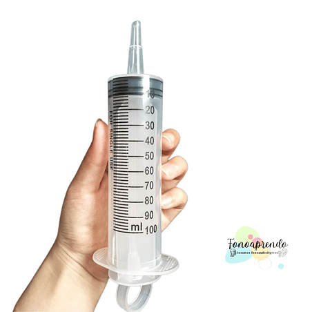 Jeringa lavado oído 100 ml desechable plástico  1