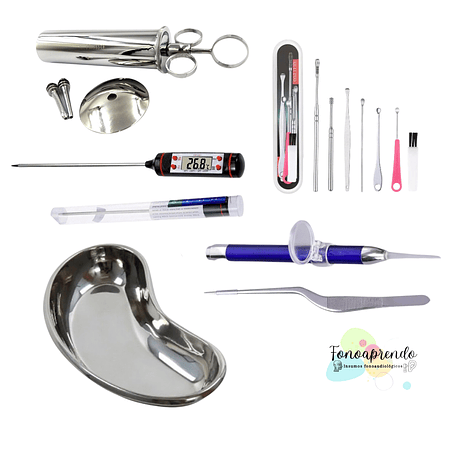 Kit lavado de oído n° 3, acero inoxidable. 1