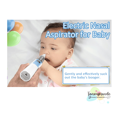 Aspirador Nasal eléctrico para niños(as) eléctrico.  5