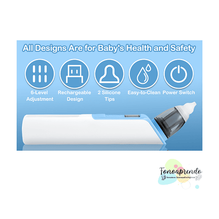 Aspirador Nasal eléctrico para niños(as) eléctrico.  6