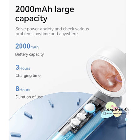Otoscopio con Pantalla LCD 10