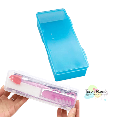 Caja de almacenamiento de plástico rectangular 2