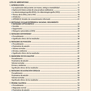 Atlas de pruebas vestibulares para especialistas en Otorrinolaringología, PDF.