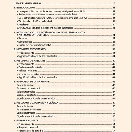 Atlas de pruebas vestibulares para especialistas en Otorrinolaringología, PDF. 2