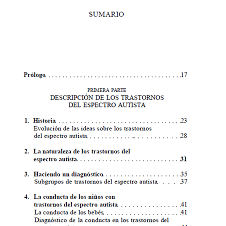 El autismo en niños y adultos, una guía para la familia, PDF. 3