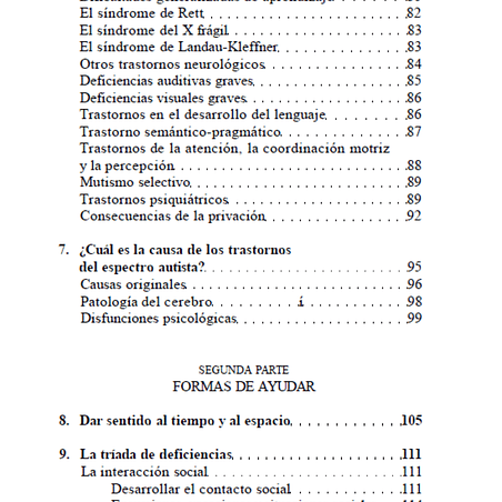 El autismo en niños y adultos, una guía para la familia, PDF. 5