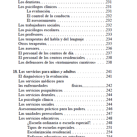 El autismo en niños y adultos, una guía para la familia, PDF. 8