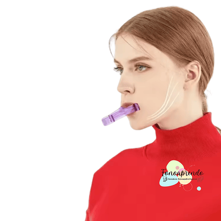 Ejercitador labial en forma de V 4