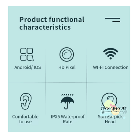 Otoscopio inalámbrico NE - Genérico 5