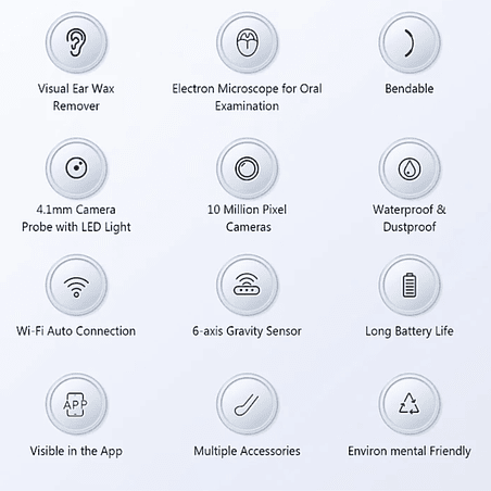 Otoscopio digital - Bebird Earsight Plus I35R. 3