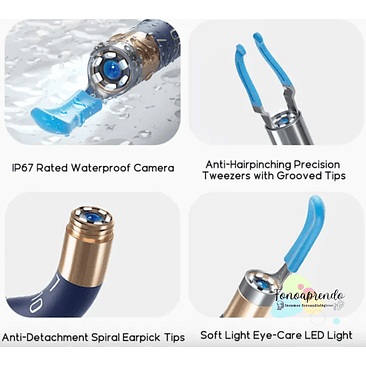 Otoscopio digital - Bebird Earsight Plus I35R. 8