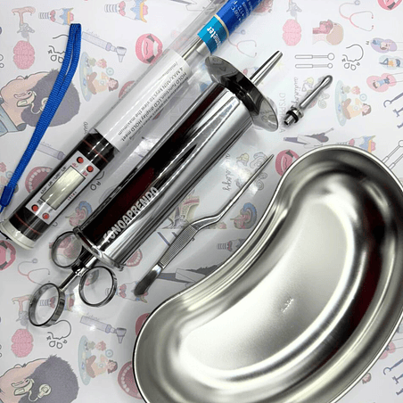 Kit lavado de oído n° 2, acero inoxidable.  2