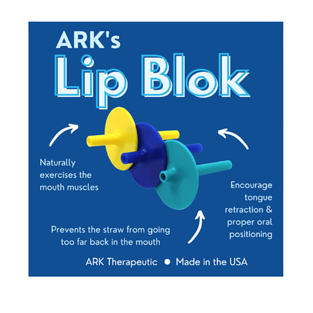 ARK Lip Blok® Herramienta de motricidad oral para beber con pajita 2