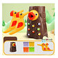 Juguete pájaro carpintero para pescar magnético niños. - Miniatura 3