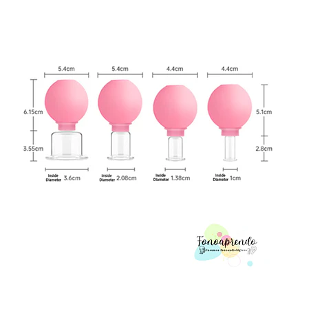 Ventosas faciales 4 unidades 2