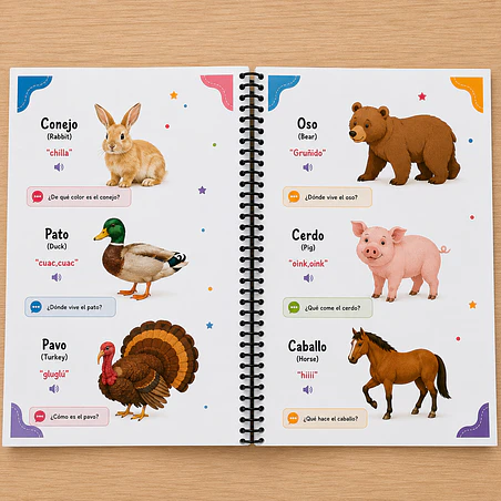 Cuadernillo de Desarrollo Infantil | Más de 150 actividades ilustradas | 18 meses a 5 años - Impreso 6