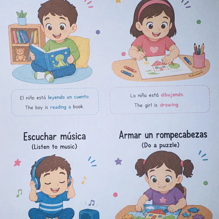 Cuadernillo de Desarrollo Infantil | Más de 150 actividades ilustradas | 18 meses a 5 años - Impreso 10
