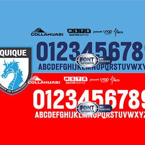 Tipografía Deportes Iquique 2025 