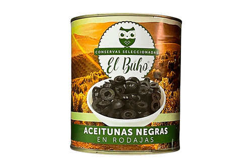 Aceitunas Negras Rodajas 3Kg